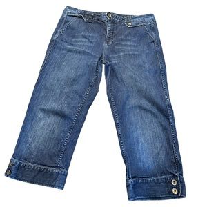Tommy Hilfiger cropped/capri vintage denim pants‎